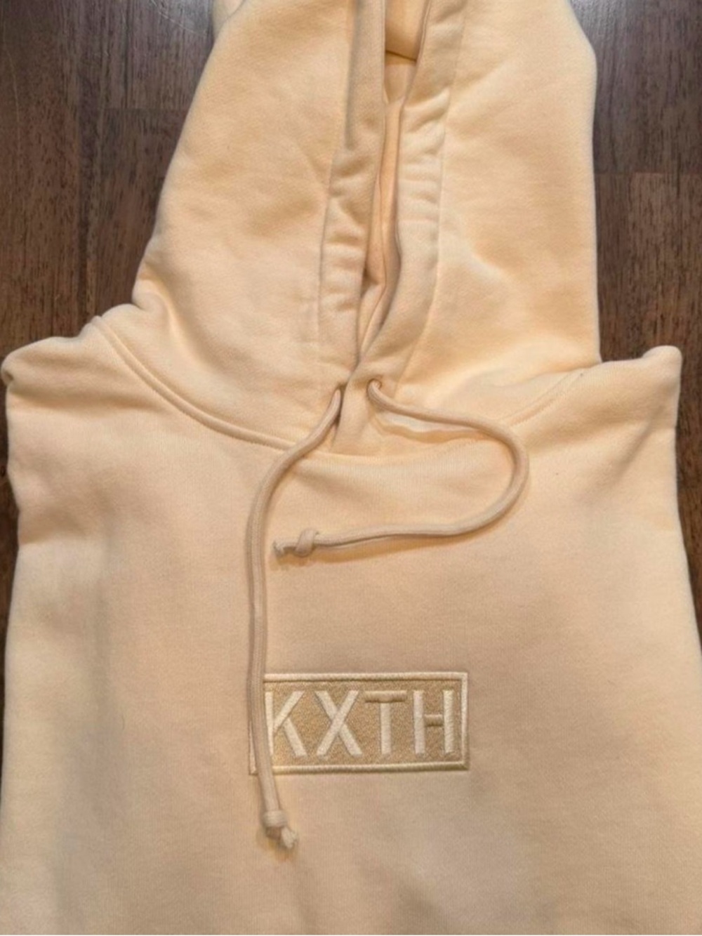 Kith Cyber Monday Peach-Cream Logo Hoodie